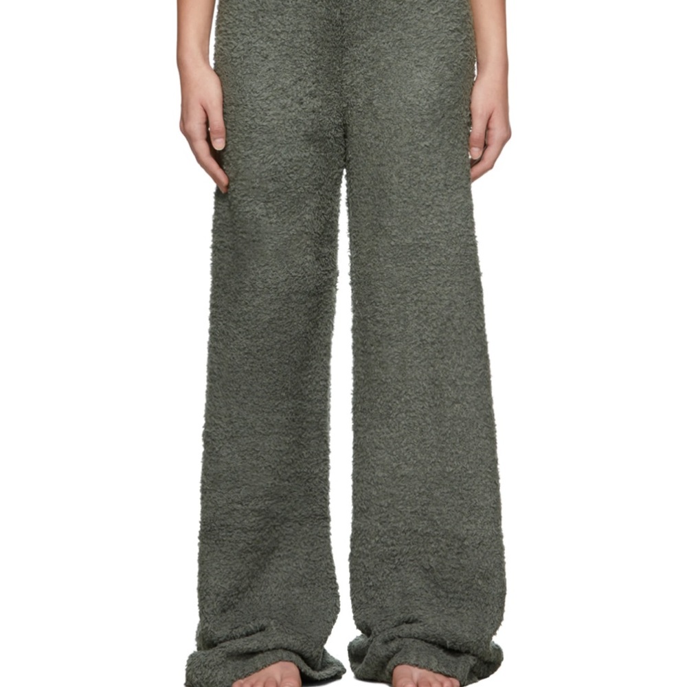 SKIMS Gray Cozy Knit Wide-Leg Lounge pants - Picture 3 of 4